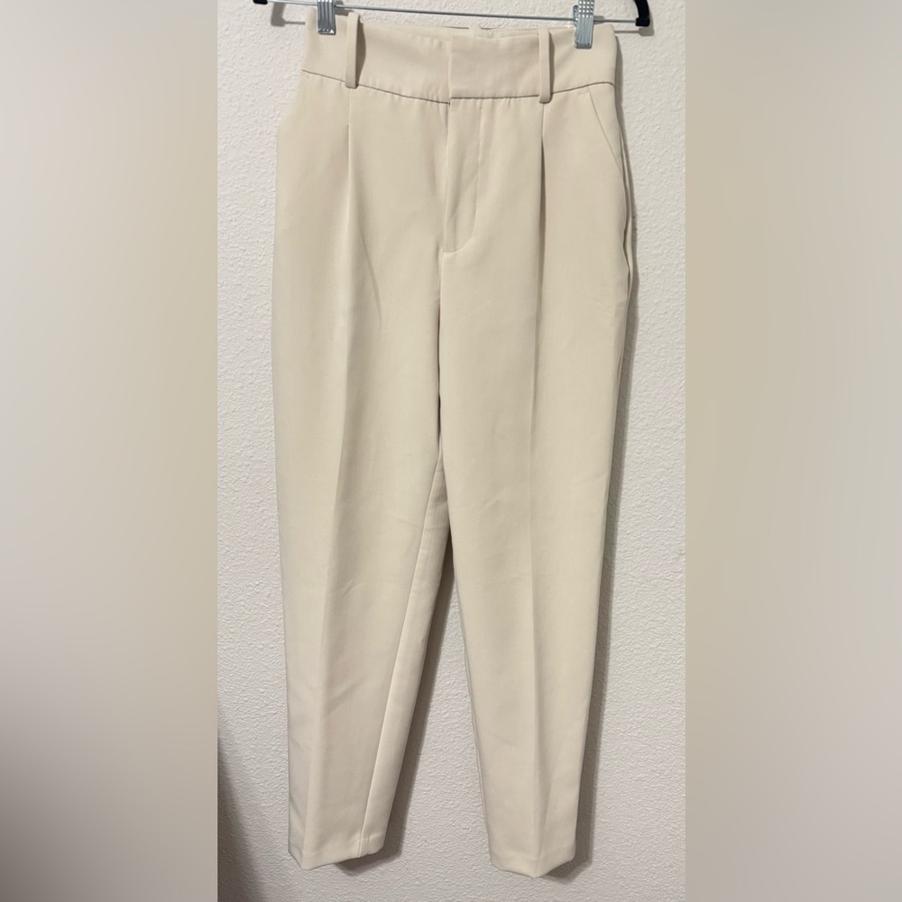 Zara pleated high rise pants-Size XS